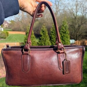 Vintage Coach Club Satchel #9885 NYC Patina RARE
